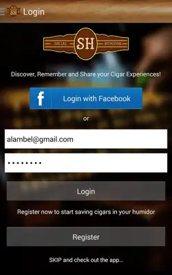 Humidor android App screenshot 0